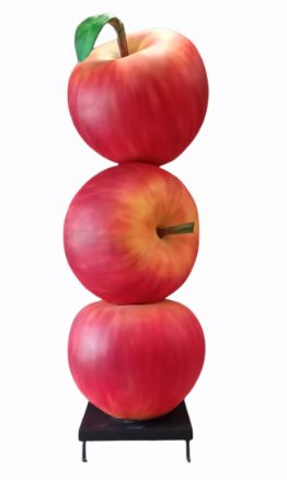 Apple Tower Statue